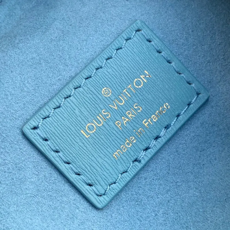 LV M81094 Louis Vuitton Loop Bag Ecru / Blue