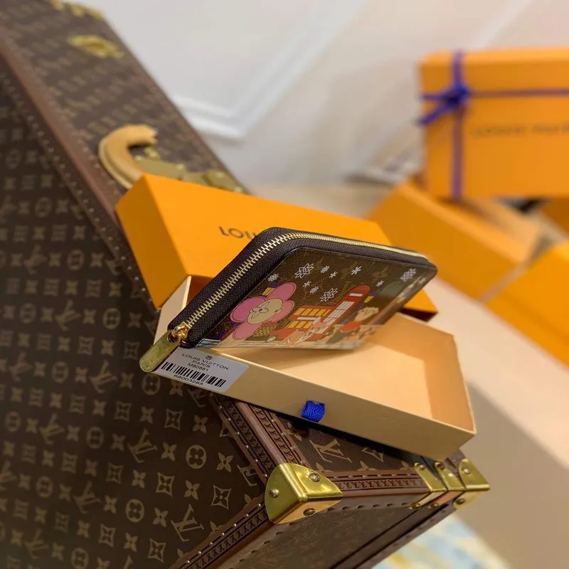 LV M80861 Louis Vuitton Zippy Wallet Monogram