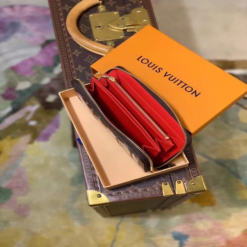 LV M80861 Louis Vuitton Zippy Wallet Monogram