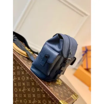 LV M58493 Louis Vuitton Christopher XS Bag Blue M58495
