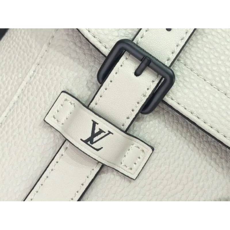 LV M58475 Louis Vuitton Christopher Messenger Bag White M58476