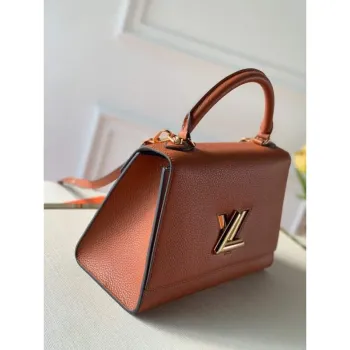 LV M57897 Louis Vuitton Twist One Handle PM Bag M57214 Brown