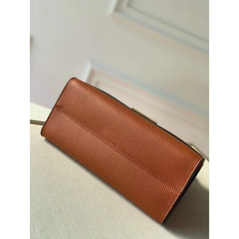 LV M57897 Louis Vuitton Twist One Handle PM Bag M57214 Brown