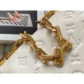 LV M57793 Louis Vuitton Coussin PM Bag M57790 Cream