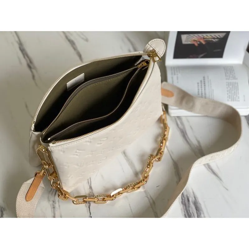 LV M57793 Louis Vuitton Coussin PM Bag M57790 Cream