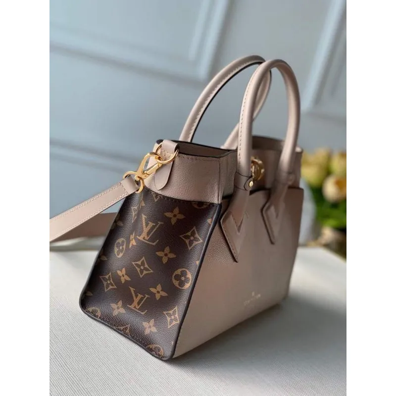 LV M57729 Louis Vuitton On My Side PM Tote Bag M57728 Greige