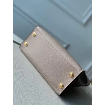 LV M57729 Louis Vuitton On My Side PM Tote Bag M57728 Greige