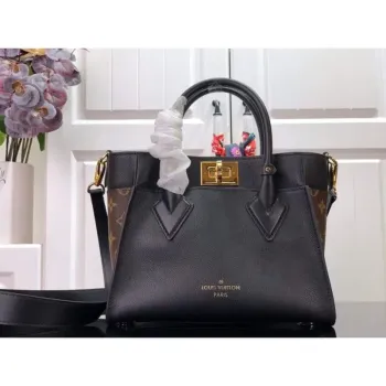 LV M57728 Louis Vuitton On My Side Tote Bag Black