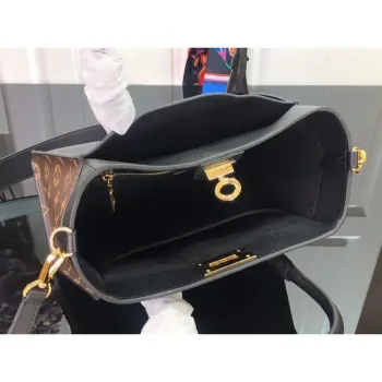 LV M57728 Louis Vuitton On My Side Tote Bag Black