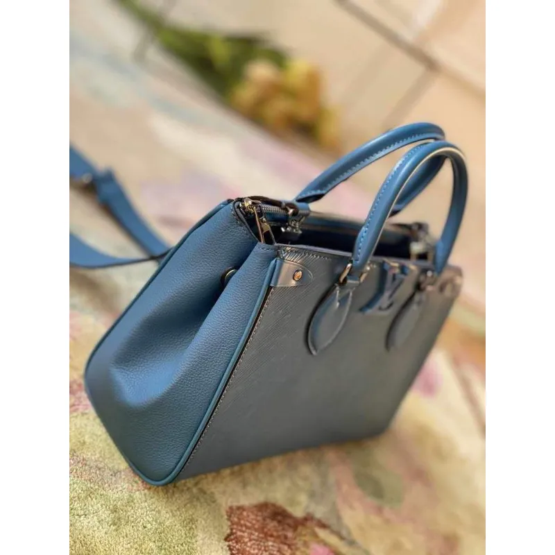 LV M57681 Louis Vuitton Grenelle Tote PM M57680 Blue