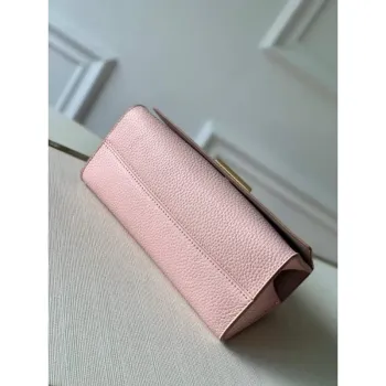 LV M57214 Louis Vuitton Twist One Handle PM Bag M57897 Greige