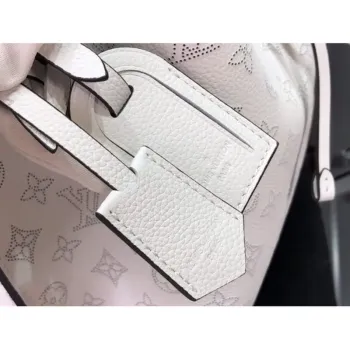 LV M58483 Louis Vuitton Muria Mahina Bucket Bag Snow White