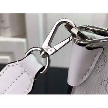LV M58483 Louis Vuitton Muria Mahina Bucket Bag Snow White