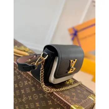 LV M58557 Louis Vuitton Lockme Tender Bag M58555 M58554 Black