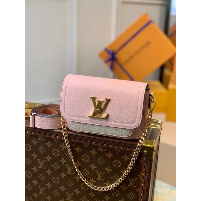 LV M58555 Louis Vuitton Lockme Tender Bag M58557 M58554 Pink