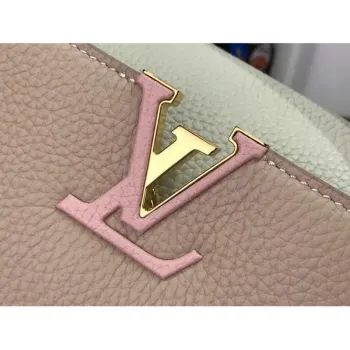LV N98387 Louis Vuitton Capucines BB Handbag Gray Pink