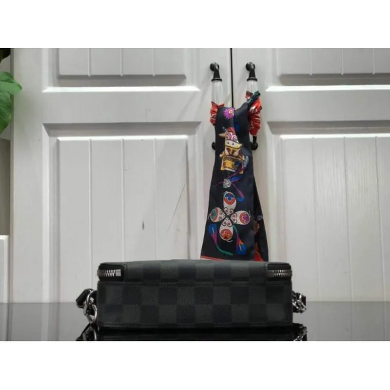 LV N60418 Louis Vuitton Alpha Wearable Wallet N60414 Damier Graphite