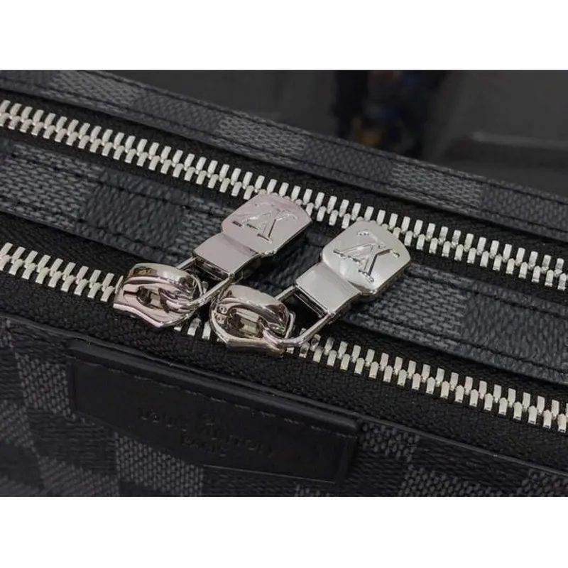 LV N60418 Louis Vuitton Alpha Wearable Wallet N60414 Damier Graphite