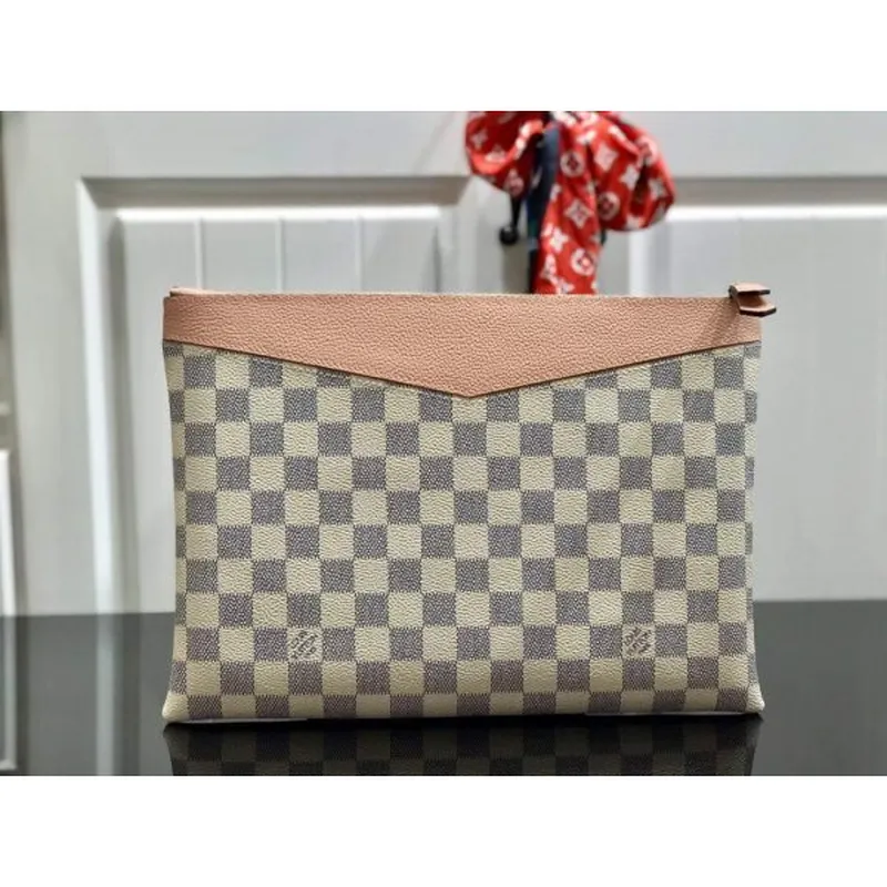 LV N60260 Louis Vuitton Daily Pouch Damier Azur Canvas N60261 Bag