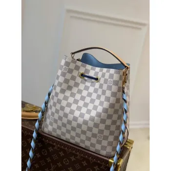 LV N50042 Louis Vuitton NéONOé MM Bucket Bag Blue