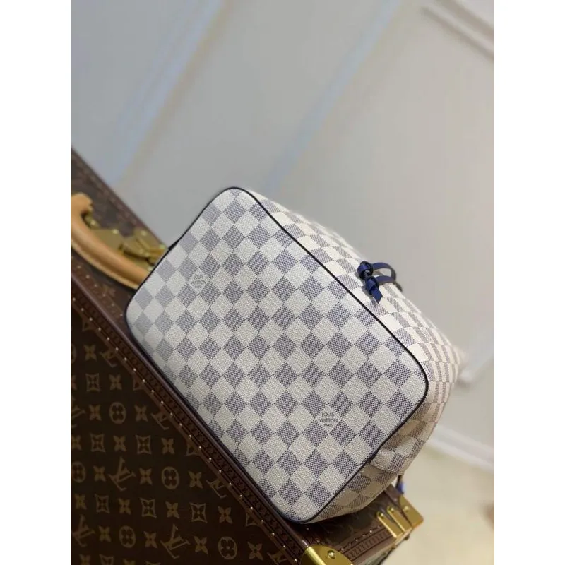 LV N50042 Louis Vuitton NéONOé MM Bucket Bag Blue