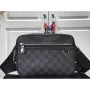 LV N50018 Louis Vuitton Scott Messenger Shoulder Bag Black