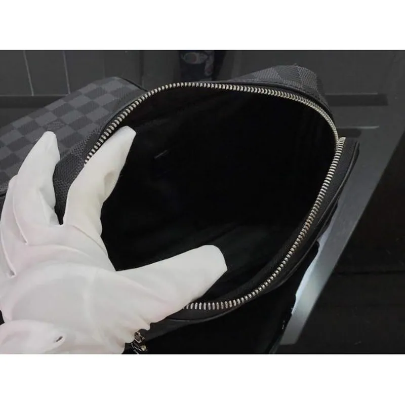 LV N50018 Louis Vuitton Scott Messenger Shoulder Bag Black