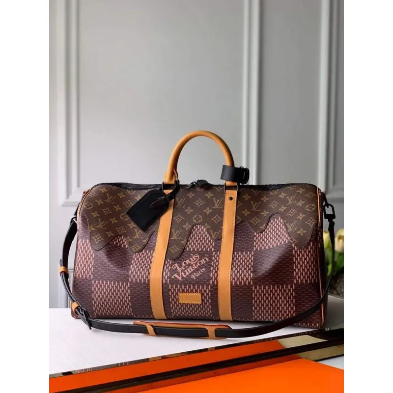 LV N40360 Louis Vuitton M41416 Keepall Bandouliere 50 Brown