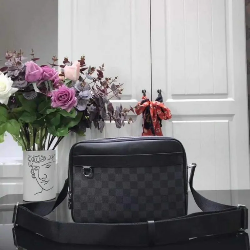 LV N40087 Louis Vuitton Trocadero Messenger NM PM Bag Shoulder Bag Black