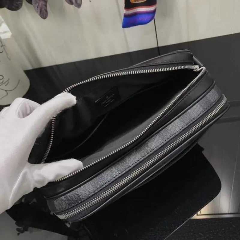 LV N40087 Louis Vuitton Trocadero Messenger NM PM Bag Shoulder Bag Black