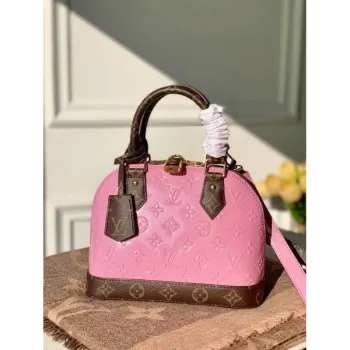 LV M90583 Louis Vuitton Alma BB Monogram Bag M90584 Pink