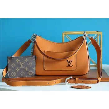 LV M80794 Louis Vuitton Marelle Epi Handbag M80689 M80688 Honey Gold