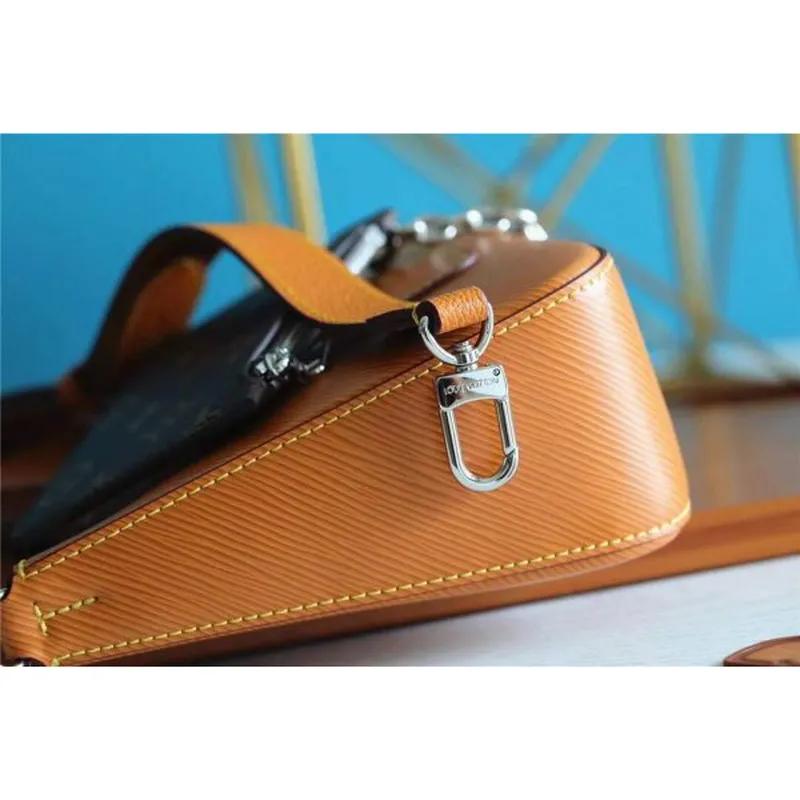 LV M80794 Louis Vuitton Marelle Epi Handbag M80689 M80688 Honey Gold