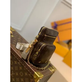 LV M80746 Louis Vuitton Utility Phone Sleeve Monogram Bag