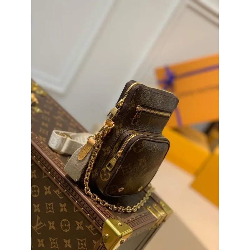 LV M80746 Louis Vuitton Utility Phone Sleeve Monogram Bag