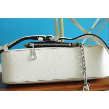 LV M80688 Louis Vuitton Marelle Epi Handbag M80794 M80689 Quartz White