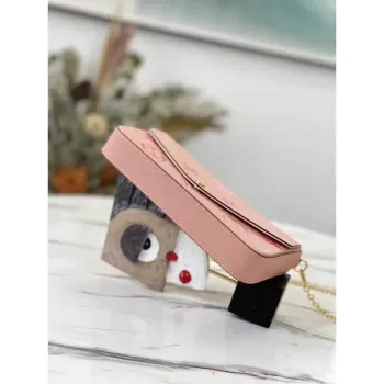 LV M80498 Louis Vuitton Félicie Pochette Bag Pink