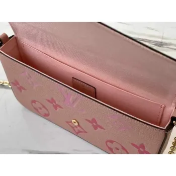 LV M80498 Louis Vuitton Félicie Pochette Bag Pink