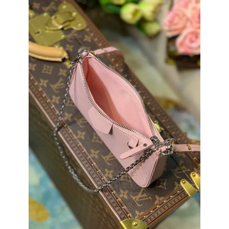 LV M80483 Louis Vuitton Easy Pouch On Strap M80480 Bag Pink