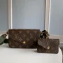 LV M80091 Louis Vuitton Felicie Strap Go Monogram Bag Green