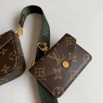 LV M80091 Louis Vuitton Felicie Strap Go Monogram Bag Green