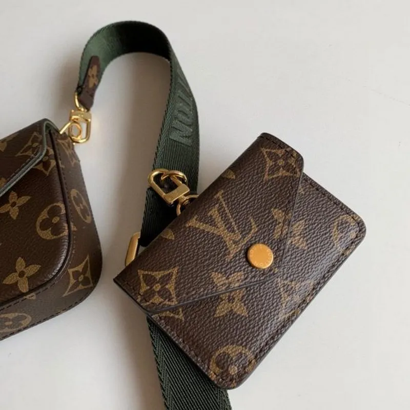 LV M80091 Louis Vuitton Felicie Strap Go Monogram Bag Green