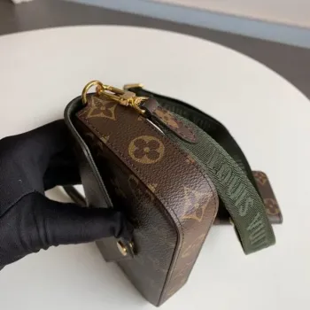 LV M80091 Louis Vuitton Felicie Strap Go Monogram Bag Green