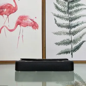 LV M69977 Louis Vuitton M80482 Game on Felicie Pochette Bag Black and Beige