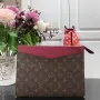 LV M64591 Louis Vuitton Daily Pouch Monogram Canvas Bag M62942 Wine Red