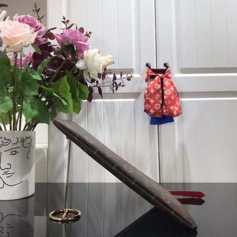 LV M64591 Louis Vuitton Daily Pouch Monogram Canvas Bag M62942 Red