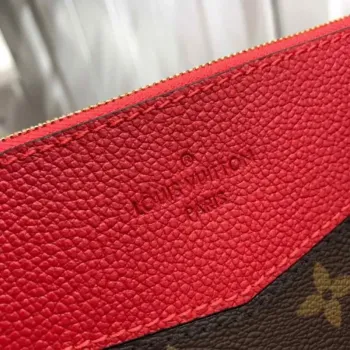 LV M64591 Louis Vuitton Daily Pouch Monogram Canvas Bag M62942 Red