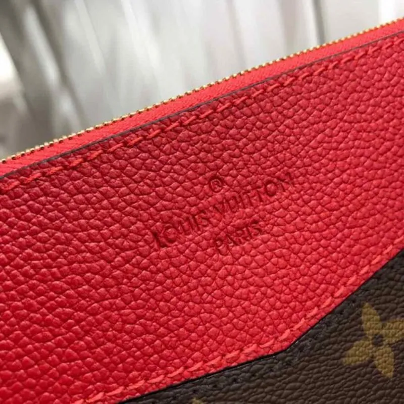 LV M64591 Louis Vuitton Daily Pouch Monogram Canvas Bag M62942 Red