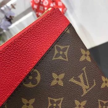 LV M64591 Louis Vuitton Daily Pouch Monogram Canvas Bag M62942 Red