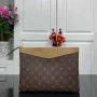 LV M64591 Louis Vuitton Daily Pouch Monogram Canvas Bag M62942 Brown